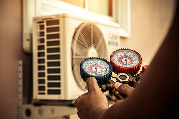 Professional Air Conditioning Service technician working in Coden, AL